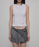 Crinkled Sleeveless