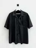 S/S Vegan Light Leather Half Shirt