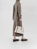 [Premium] Fair Turtleneck Whole Garment Wool Set-up Skirt