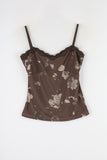 Flower Mesh Blanc Sleeveless