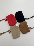 [Leather Strap SET] Suede Mini Bag