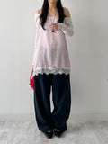 All Day Double V-Neck Long Sleeve T-Shirt