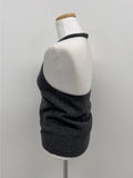 Berry Wool Halterneck Bustier