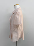 Harbor Unbalanced Short Sleeve Blouse