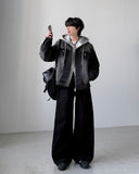 Mark Non Collar Denim Jacket