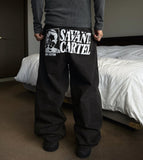 Warner Stone Printed Denim Pants