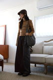 Dirk color matching long skirt