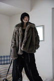 Berlin over fur jacket