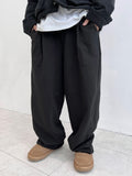 Deki Cutting Semi Balloon Sweatpants