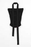 Scarf shirring top bustier