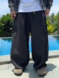 Kuro Non-Fade Balloon Wide Denim