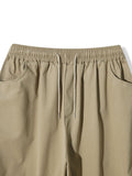 Peach Cotton Side Pocket Balloon Pants