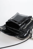 Leather mini pocket bag