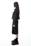 CROP SUEDE RIDER JACKET