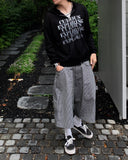 Summer Lettering Knit Hood Zip-Up