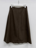Giel Wool Pleated Skirt