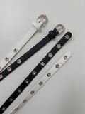 [20mm] Flower Eyelet Belt