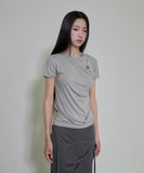 Asymmetrical Draped T-Shirt