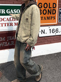 Western Mood Sand Wide Denim