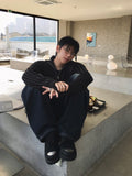 DL ribbed knit zip-up