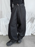 BALLON BLACK DENIM PANTS