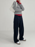 Mir Peach Cotton Wide Pants