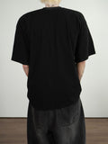 Text printed short sleeve T-shirt