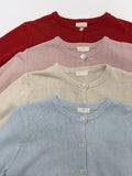 Mute Raglan Round Neck Cardigan