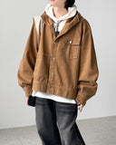 Bell Stitch Work Hood Jacket