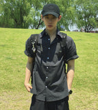 Movin Check Summer Half Shirt
