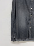 [Long sleeve ver.] Snap washing overfit denim shirt
