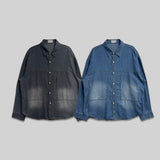Gradation Washed Denim Shirt