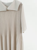 Romel Chiffon Pleated One Piece