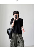 Mary V-neck Half Knit