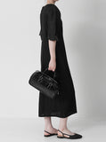[Premium] Issey Pleats Kabra Sleeve Long One Piece