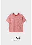 Marvin Crop Stripe Short Sleeve T-Shirt