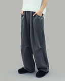 Para one-tuck slacks