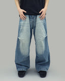 Frang washed denim pants