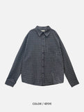 Kibe Seersucker Check Shirt