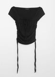 LAOS SHIRRING HALF TOP
