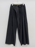 Unbalance Nylon Strap Wide Pants