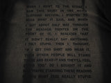 Text Washing Half Sleeve