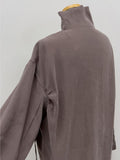 Powder Two-Way Belted Loose-Fit Shirt
