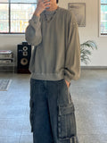 Pigment Waffle Over Sweatshirt