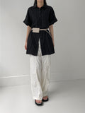 Kooh Pintuck Banding Nylon Pants