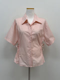 [short-sleeve ver] Ribbon Poplin Loose Fit Shirt