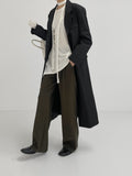 Drop 3 button loose fit long blazer