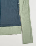 Cedar ribbed layered tee