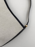 [Card Holder SET] Herringbone Leather Shoulder Bag