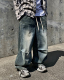 SA Washed Balloon Banding Denim